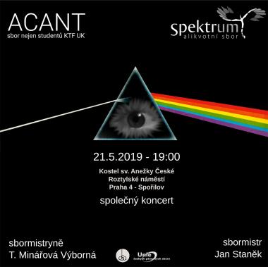 Pozvanka na koncert - Alikvotní sbor Spektrum - 21.5.2019